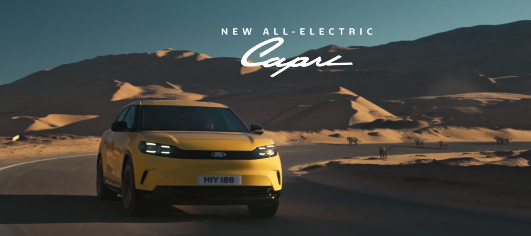 Ford Relaunches Capri as electric car in new campaign featuring vintage ads and modern mischief